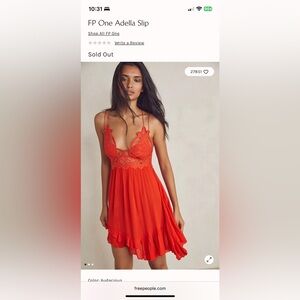 Free People Adella Slip Dress